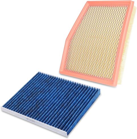 1Pcs HEPA Cabin Air Filter and 1Pcs Engine Air Filter Fit for 2016-2023 Mazda CX-9 2.5L Activated Carbon Cabin Filter Replacement CF12157 PY8W133A0 in Saudi Arabia