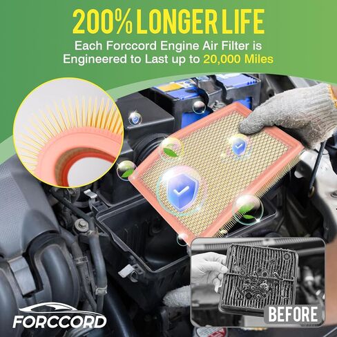 1Pcs HEPA Cabin Air Filter and 1Pcs Engine Air Filter Fit for 2016-2023 Mazda CX-9 2.5L Activated Carbon Cabin Filter Replacement CF12157 PY8W133A0 in Saudi Arabia