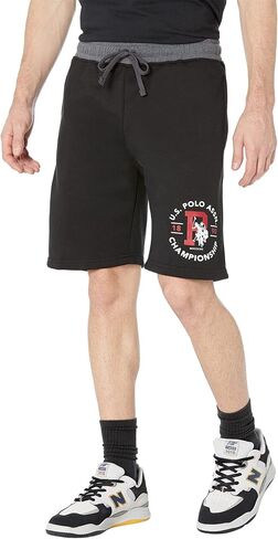 U.S. Polo Assn. Fleece Shorts w/Contrast White LG in Saudi Arabia