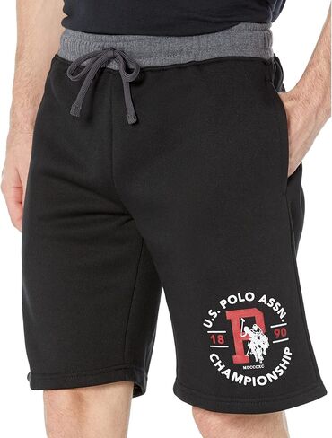U.S. Polo Assn. Fleece Shorts w/Contrast White LG in Saudi Arabia