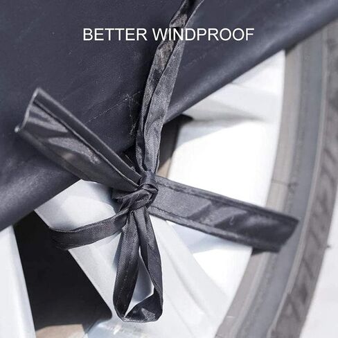 Car Cover Compatible with Mercedes-Benz ML/GLE Class 2006-2022 230 250 280 300 320 350 400 420 430 450 500 550 580/AMG 43 53 63 63 S SUV Car Covers, Waterproof Car Tarp with Reflective Strips in Saudi Arabia