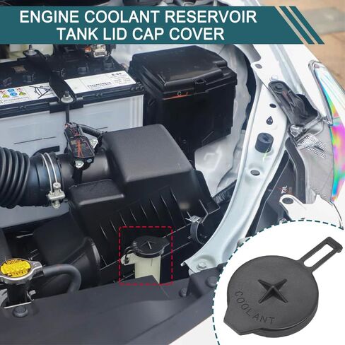 Engine Coolant Reservoir Tank Lid Cap Cover, Radiator Cap, Car Engine Coolant Expansion Tank Water Bottle Cover Lid, Car Accessories for Toyota Corolla Yaris, Repalce OEM# 16471-23030, 1306F5 in Saudi Arabia