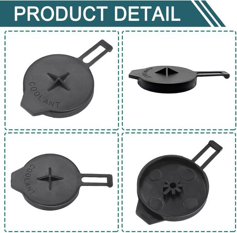 Engine Coolant Reservoir Tank Lid Cap Cover, Radiator Cap, Car Engine Coolant Expansion Tank Water Bottle Cover Lid, Car Accessories for Toyota Corolla Yaris, Repalce OEM# 16471-23030, 1306F5 in Saudi Arabia