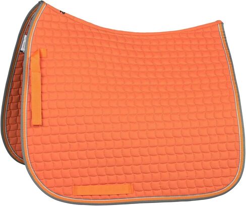 HORZE Adepto Quilted Quick-Dry Dressage Saddle Pad for Horses with Two-Tone Trim in Kuwait