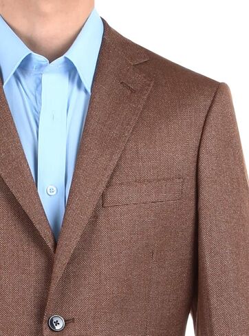 DTI BB Signature Men's Two Button Birdseye Suct Jacket Modern Fit Blazer Coat in Kuwait