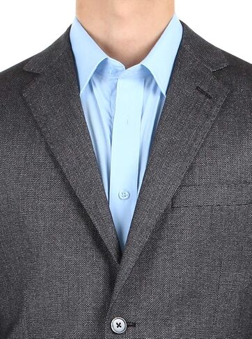 DTI BB Signature Men's Two Button Birdseye Suct Jacket Modern Fit Blazer Coat in Kuwait