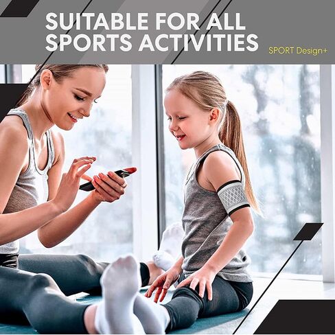 حزام ذراع لمرضى السكري لأنظمة مراقبة جراب الأنسولين - Omnipod Dexcom Freestyle Libre - يحمي جراب الأنسولين أثناء ممارسة الرياضة - استبدل شريط الرقع اللاصقة (أسود، صغير) in Kuwait