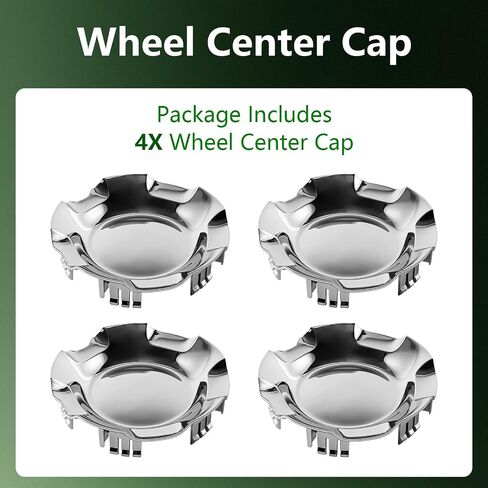 4PCS Wheel Center Caps Hubcap Cover (20" 5-Spoke Wheels Only) for Chevrolet Silverado Avalanche 2007-2013 Suburban Tahoe 2007-2014 Replaces 9596007, 9595152 in Saudi Arabia