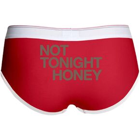 CafePress Not Tonight Honey Women's Boy Brief Women's Boy Brief, Boyshort Panty Underwear with Novelty Design in Kuwait