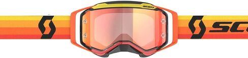 Scott Prospect Adult Off -Road Road Goggles - Orange/Yellow Cali/Orange Chrome Works Lens/Size One in Saudi Arabia