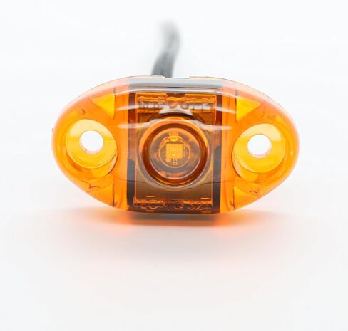 Tecniq ، Inc LED LED Oval Surface Mount Side Side Marker Light - الولايات المتحدة الأمريكية مصنوعة من أجهزة الكمبيوتر المصنفة (العنبر) in Saudi Arabia