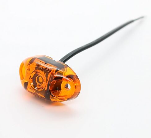 Tecniq ، Inc LED LED Oval Surface Mount Side Side Marker Light - الولايات المتحدة الأمريكية مصنوعة من أجهزة الكمبيوتر المصنفة (العنبر) in Saudi Arabia