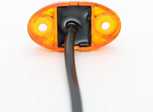 Tecniq ، Inc LED LED Oval Surface Mount Side Side Marker Light - الولايات المتحدة الأمريكية مصنوعة من أجهزة الكمبيوتر المصنفة (العنبر) in Saudi Arabia