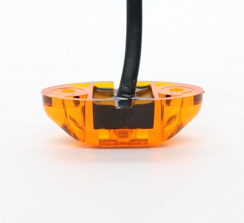 Tecniq ، Inc LED LED Oval Surface Mount Side Side Marker Light - الولايات المتحدة الأمريكية مصنوعة من أجهزة الكمبيوتر المصنفة (العنبر) in Saudi Arabia