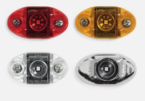 Tecniq ، Inc LED LED Oval Surface Mount Side Side Marker Light - الولايات المتحدة الأمريكية مصنوعة من أجهزة الكمبيوتر المصنفة (العنبر) in Saudi Arabia