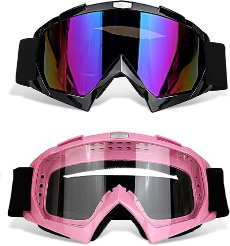 Dirt Bike Goggles with UV Protection for ATV Motocross Riding Racing Off Road in Saudi Arabia