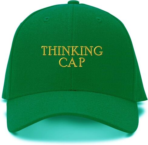 Speedy Pros Baseball Cap Gold Thinking Cap Embroidery Dad Hats for Men & Women 1 Size in Saudi Arabia