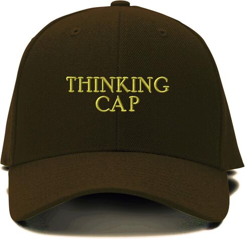 Speedy Pros Baseball Cap Gold Thinking Cap Embroidery Dad Hats for Men & Women 1 Size in Saudi Arabia