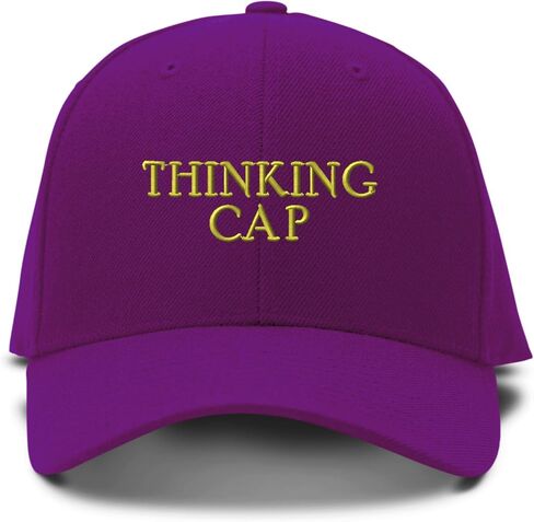 Speedy Pros Baseball Cap Gold Thinking Cap Embroidery Dad Hats for Men & Women 1 Size in Saudi Arabia