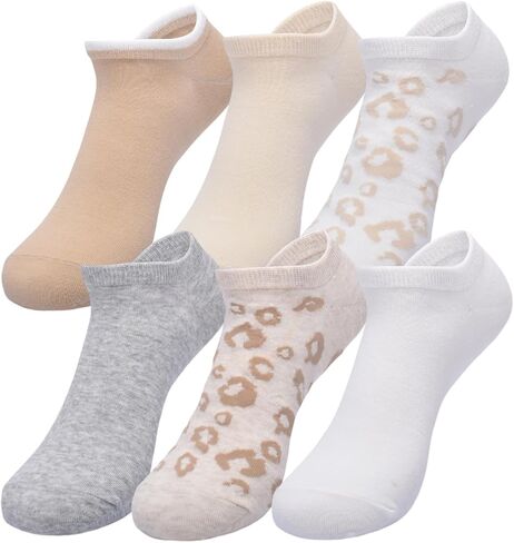 GAP Women's Original Solid Core Low Cut Socks, 6-Pack Adult Socks, Soft & Stretchy in Saudi Arabia