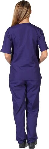 Natural Uniforms Women's Scrub Set Medical Scrub Tops and Pants - Pack of 2 Set in Saudi Arabia