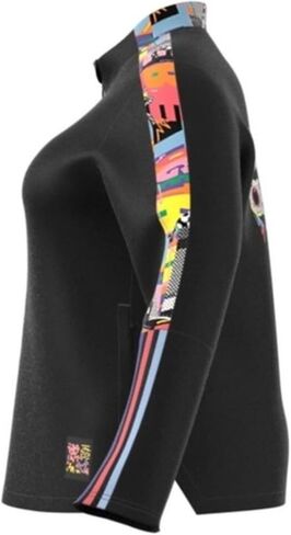 Adidas Women's Plus Size Size Tiro 21 Track Jacket ، Black/Multicolor in Saudi Arabia