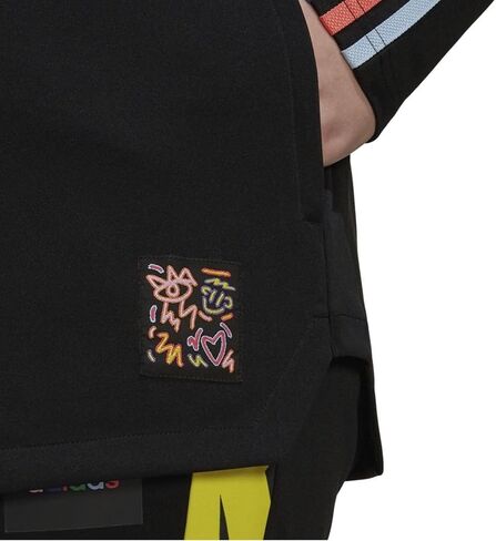 Adidas Women's Plus Size Size Tiro 21 Track Jacket ، Black/Multicolor in Saudi Arabia