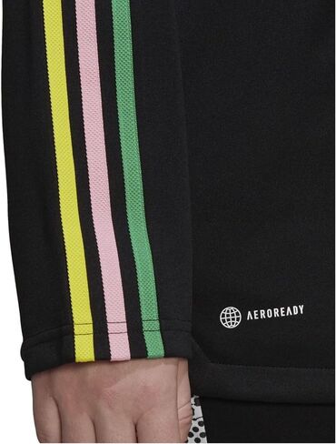 Adidas Women's Plus Size Size Tiro 21 Track Jacket ، Black/Multicolor in Saudi Arabia