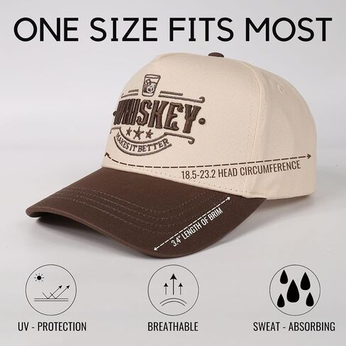 InnoBeta Whiskey Gifts for Men Hat Cap, Funny Adjustable Embroidered Trucker Hat for Birthday Christmas in Saudi Arabia