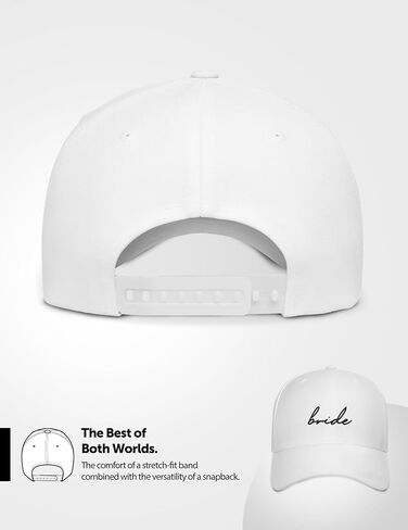 غطاء البيسبول العروس - قبعة العروس الممتازة للنساء - 6 لوحة منظمة Snapback in Kuwait