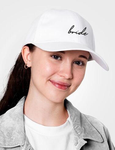 غطاء البيسبول العروس - قبعة العروس الممتازة للنساء - 6 لوحة منظمة Snapback in Kuwait