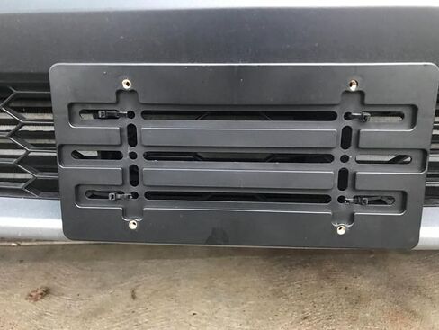 Front Bumper License Plate Tag Holder Mount Mounting Relocator Adapter Kit Bracket for Honda (All Models) Quantity Discount(9.95$ to 6.50$) (Each with 2 Screws + 4 Bolts & 4 Built-in Nuts) (1) in Saudi Arabia