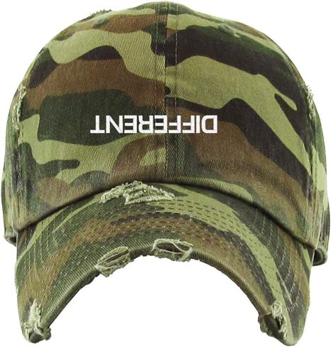 Different Vintage Baseball Cap Embroidered Cotton Adjustable Distressed Dad Hat in Kuwait
