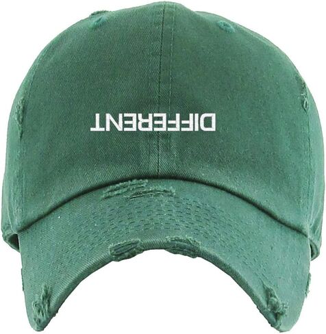 Different Vintage Baseball Cap Embroidered Cotton Adjustable Distressed Dad Hat in Kuwait