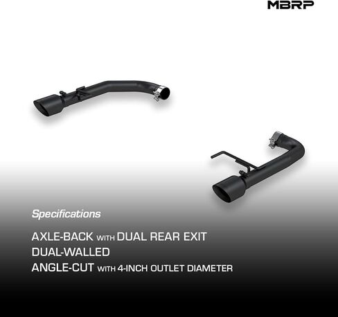MBRP S7276304 2.5 "Axle Back Kit (T304) in Kuwait