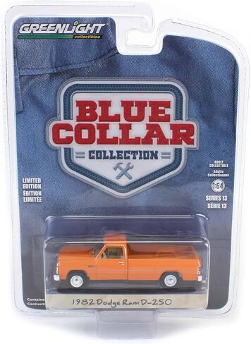 Truck 1/64 1982 Dodge Ram D-250 ، Dot Orange ، Blue Twlar Series 13 35280-C in Saudi Arabia