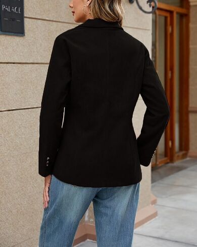 Ladyful Womens Baggy Corduroy Blazer Jacket Dressy Casual Work Suit Jacket Fall Winter Trendy Coat Outerwear in Saudi Arabia
