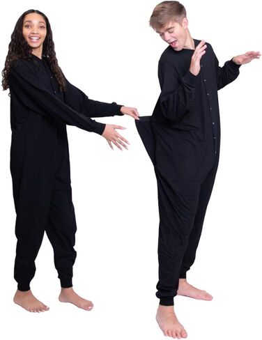 Cotton Onesie Footless Union Suit Drop Seat Pajama for Men and Women in Saudi Arabia