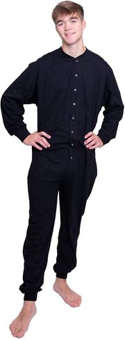 Cotton Onesie Footless Union Suit Drop Seat Pajama for Men and Women in Saudi Arabia