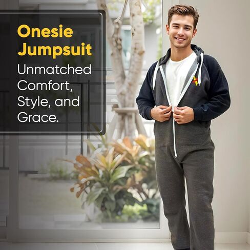 Juicy Trendz Fuxion Mens Novelie Phemsuit - Dark Wooded Oneie للرجال والنساء - مرتدي ملابس ومراف in Kuwait