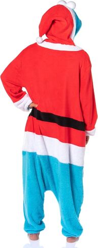 شارع السمسم للجنسين سانتا كوكي مونستر أزياء أزياء الصوف Pajama Kigurumi Union بدلة للرجال والنساء in Saudi Arabia