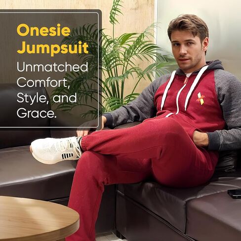 Juicy Trendz Fuxion Mens Novelie Phemsuit - Dark Wooded Oneie للرجال والنساء - مرتدي ملابس ومراف in Kuwait