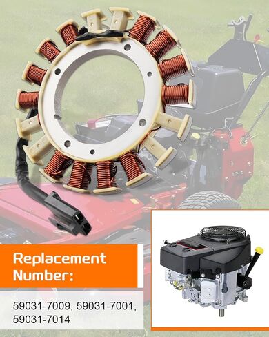 شحن ملف لفائف 59031-7009 ملائمة لكاواساكي FH381V FH430V FH451V FH480V FH500V FH541V FH580V FH601V FH641V FH680D FH680V FH721D FH721V FH770D 59031-7014 in Saudi Arabia