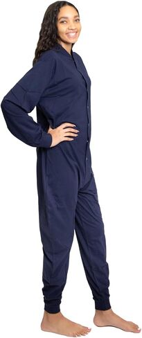 Cotton Onesie Footless Union Suit Drop Seat Pajama for Men and Women in Saudi Arabia
