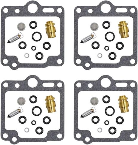 4 Sets Motorcycle Carburetor Rebuild Repair Tool Kit Compatible with XJ700X X 1985 to 1986 XJ750 FJ1100 FJ1200 in Saudi Arabia