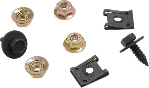 1968-1975 Corvette Firewall Splash Shield Mount Kit 8 قطع in Saudi Arabia