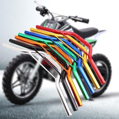 Motorcycle 7/8"" 22mm Aluminum Handlebar Compatible With 47cc 49cc 50cc Apollo Mini Motorbike Moped Dirt Pit Bike Small Motocross Accessories (Color : Silver) in Saudi Arabia