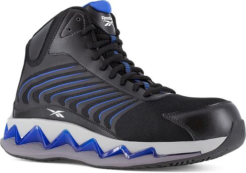 Reebok Work Men's RB3223 Zig Elusion Heritage Work Construction Shoe Black Safety, 9 Wide in Saudi Arabia