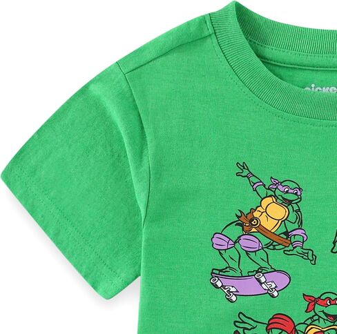 Nickelodeon Teenage Mutant Ninja Turtles Boys Short Sleeve T-Shirt and Short Set for Toddler and Big Kids in Saudi Arabia