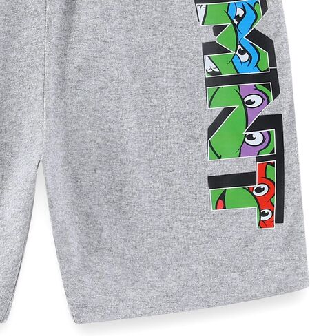 Nickelodeon Teenage Mutant Ninja Turtles Boys Short Sleeve T-Shirt and Short Set for Toddler and Big Kids in Saudi Arabia
